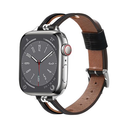 [6 colors available] Star Cross Leather Band [Apple Watch]