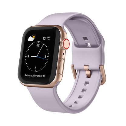 [30 colors available] Color buckle silicone band [Apple Watch]