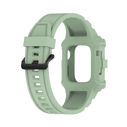 [10 colors available] Explorer silicone case integrated band [Apple Watch]