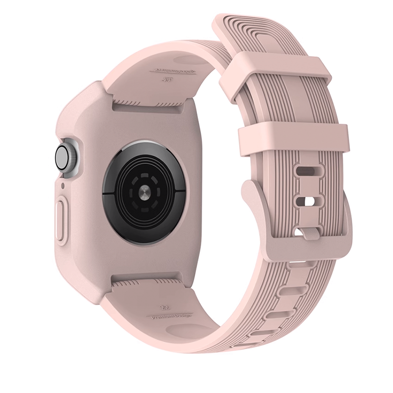 [All 5 colors available with integrated case] Active Guard Silicone Band [Apple Watch]