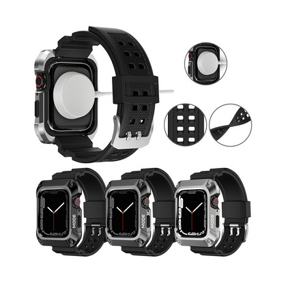 [3 colors available] Armor Shield case integrated TPU band [Apple Watch]