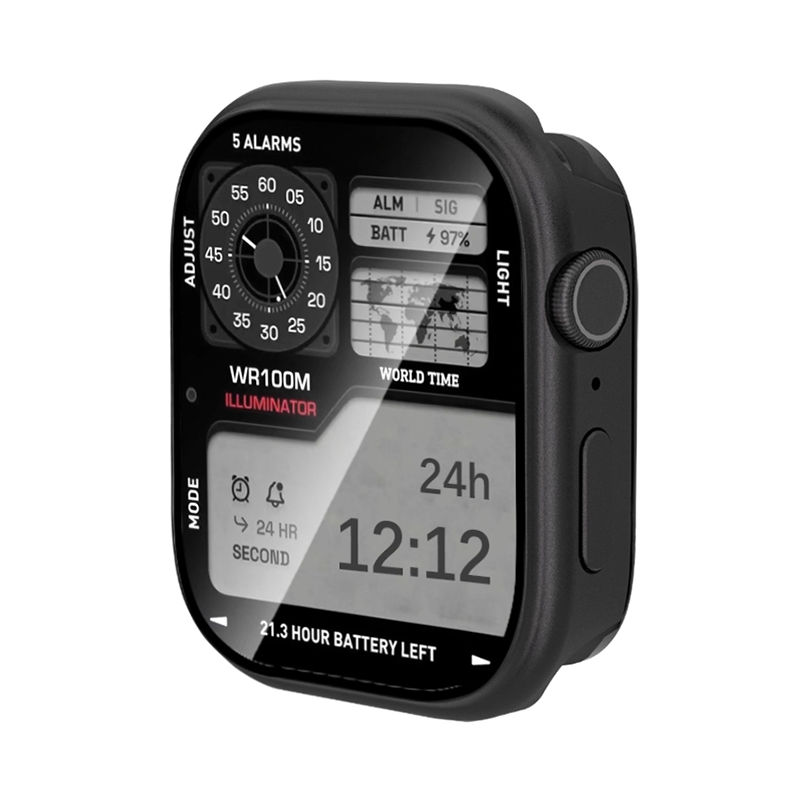 【フルカバー保護】メタルプロテクターケース【アップルウォッチ】