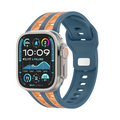 [21 colors to choose from] Twin Line Silicone Band [Apple Watch]