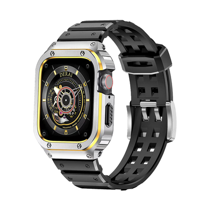 【全4色】アーマーガードケース一体型TPUバンド【アップルウォッチ】