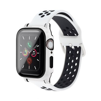 [Cover and case integrated] Breeze Dot Silicone Band [Apple Watch]