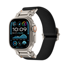 [Durable and Flexible] Metal Connect Nylon Band [Apple Watch]