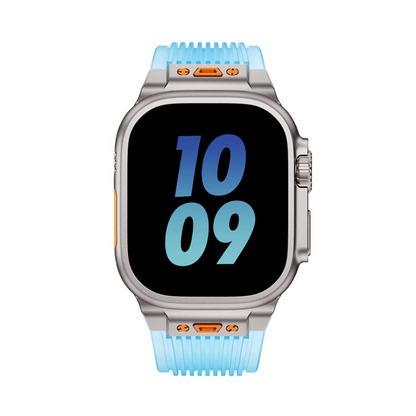 [8 colors available] Clear Water Silicone Band [Apple Watch]