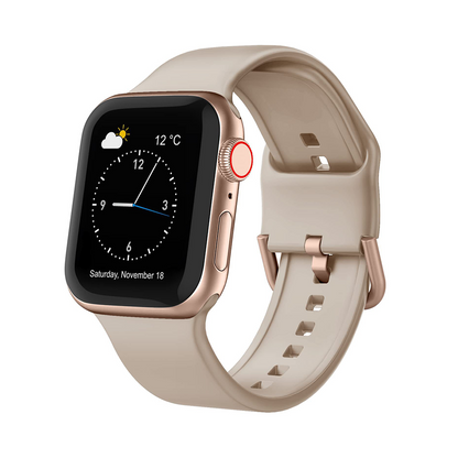 [30 colors available] Color buckle silicone band [Apple Watch]