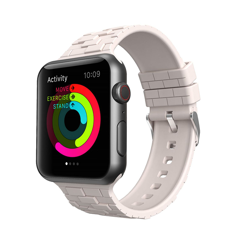 [10 colors available] Cube Brick Silicone Band [Apple Watch]