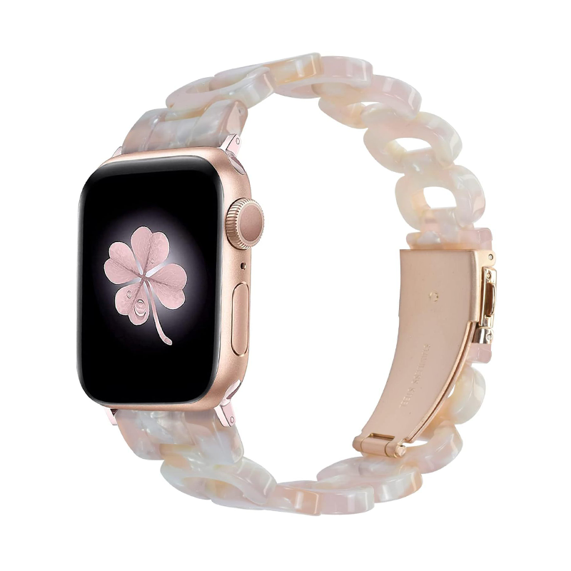 [7 colors available] Circle Link Resin Band [Apple Watch]