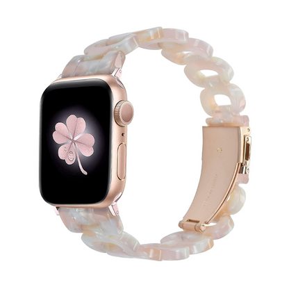 [7 colors available] Circle Link Resin Band [Apple Watch]