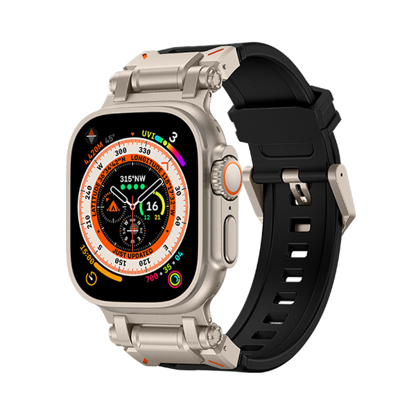 [A perennial favorite] Stainless Steel Connect TPU Band [Apple Watch]