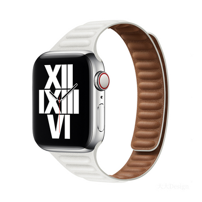 [20 colors available] Small waist magnetic leather band [Apple Watch]