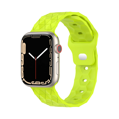 [12 colors available] Football pattern silicone band [Apple Watch]