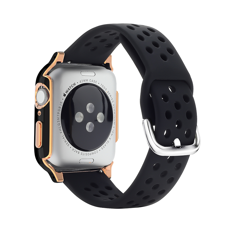 [Cover and case integrated] Breeze Dot Silicone Band [Apple Watch]