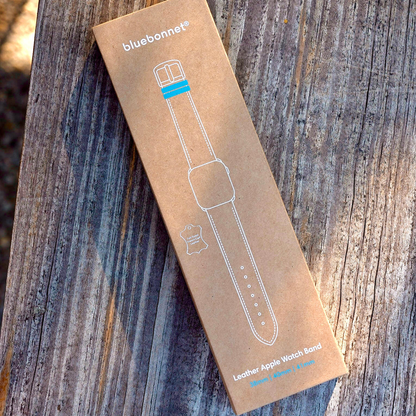 【高級フランス革】フレンチタンレザーバンド【Bluebonnet】