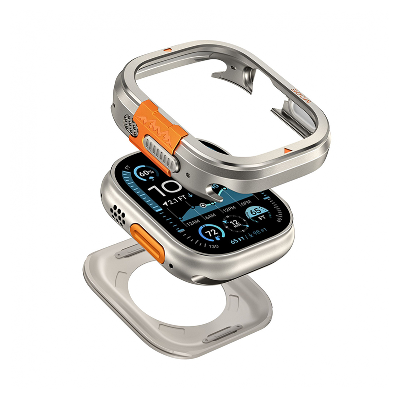 [Glass-free double-sided protection] Mountain Gear Titanium Frame [Apple Watch]