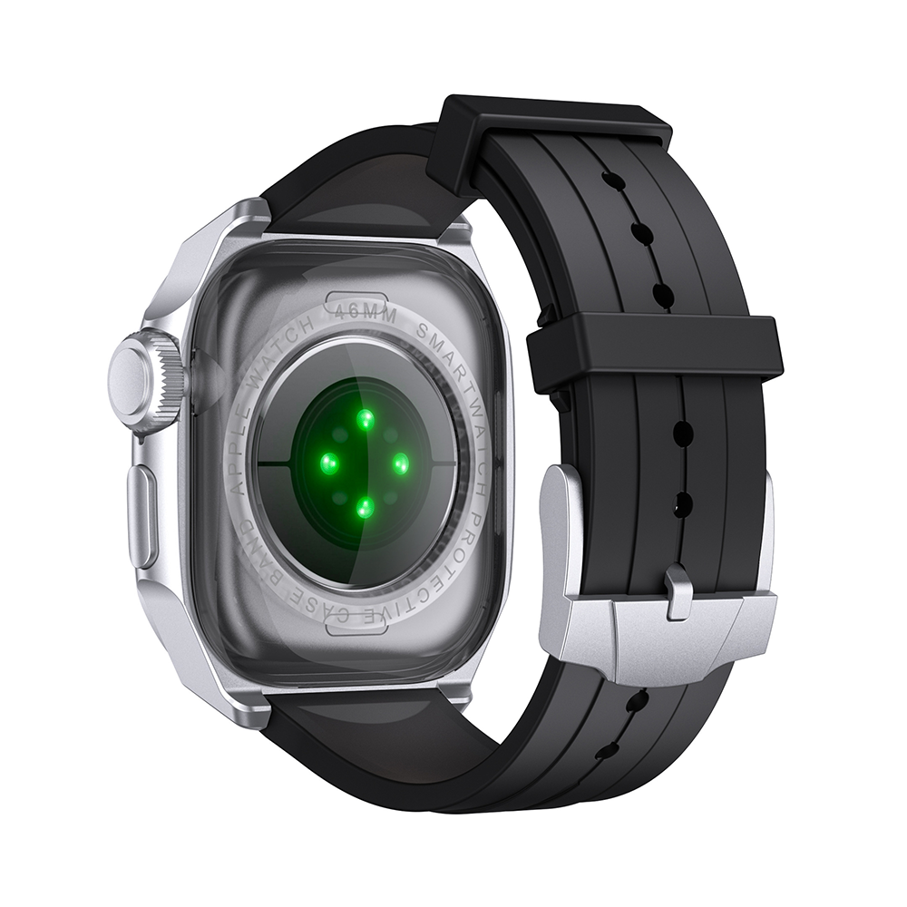 【Series10/11専用】プレミアムベゼルシリコンバンド【アップルウォッチ】