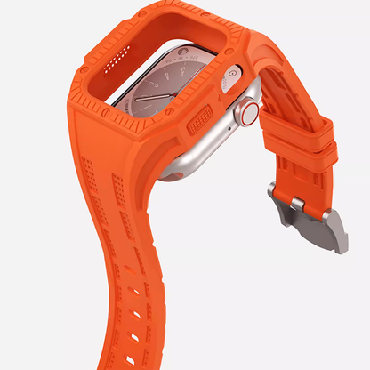 [5 colors available] Hard shield case integrated TPU band [Apple Watch]