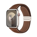 [Magnetic Attachment] Magnetic Smooth Leather Band [Apple Watch]