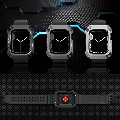 [3 colors available] Armor Shield case integrated TPU band [Apple Watch]