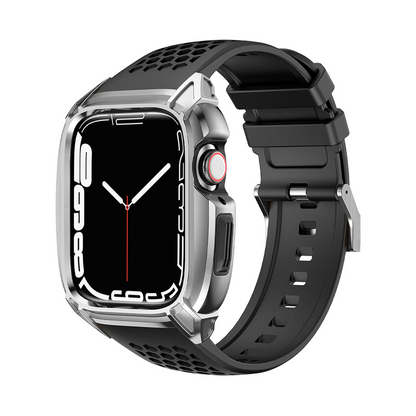 [3 colors available] Breathable Armor case integrated band [Apple Watch]