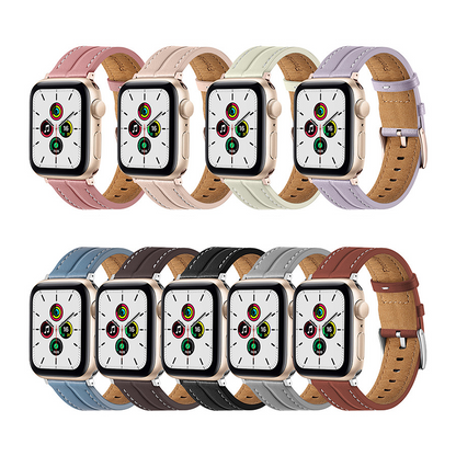 [9 colors available] Centerline leather band [Apple Watch]