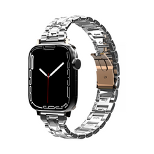 [6 colors available with cover] Acrylic crystal band [Apple Watch]