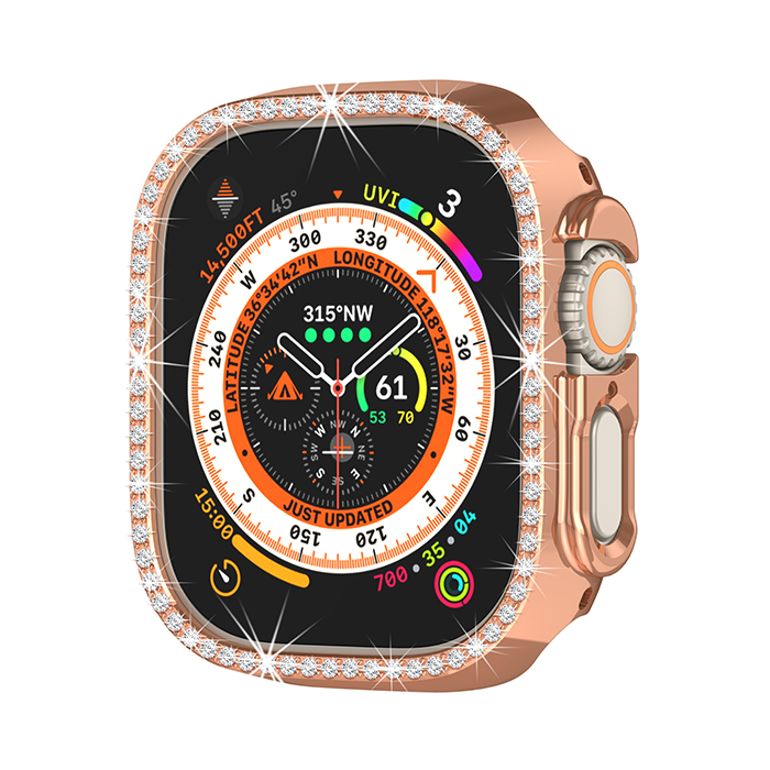 【大人可愛い】ラインストーンPC保護カバー【アップルウォッチ】