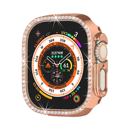 【大人可愛い】ラインストーンPC保護カバー【アップルウォッチ】