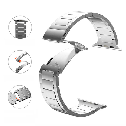 [2 colors available] Tool-free stainless steel band [Apple Watch]