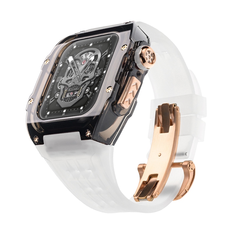 [4 colors available for Ultra] Luxury clear silicone band [Apple Watch]