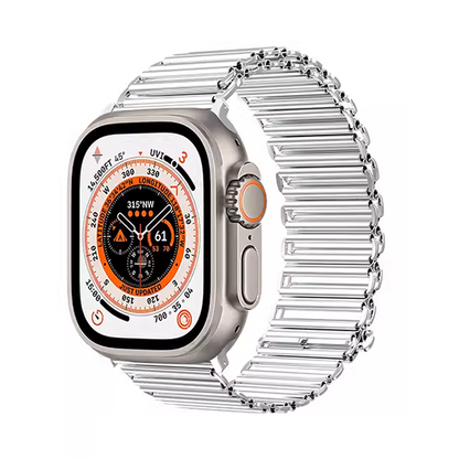 [2 colors available] Sleek Slice Metallic Band [Apple Watch]