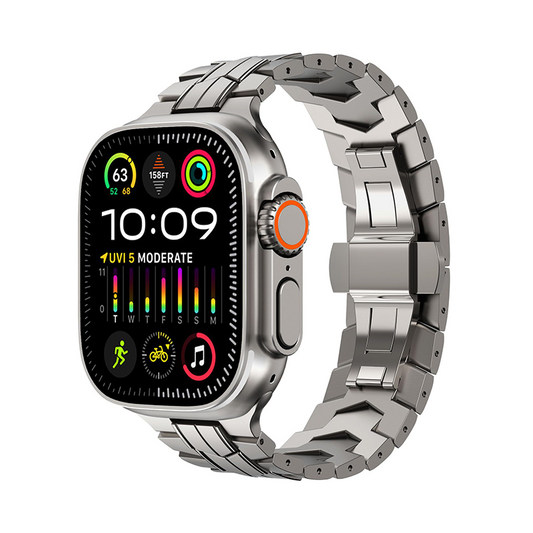 【未来感溢れる】アローリンクチタンバンド【アップルウォッチ】