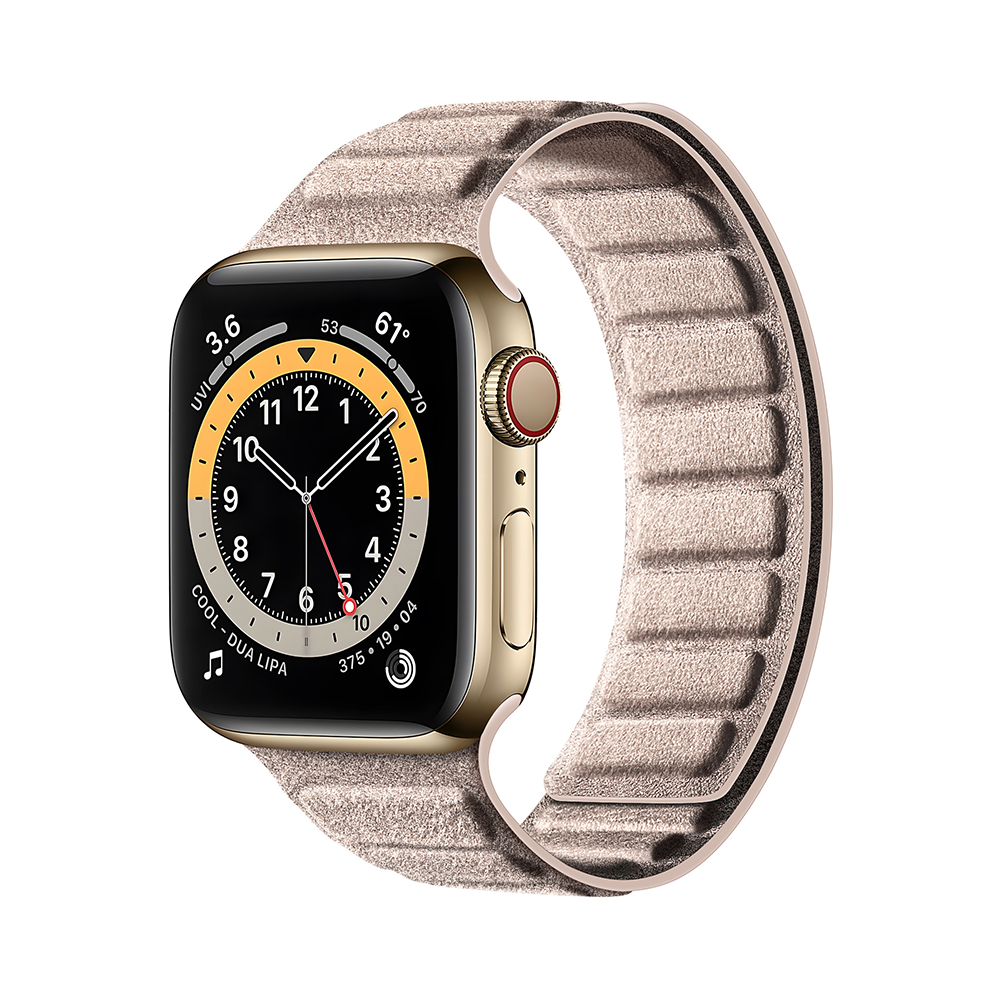 【軽やかに馴染む】スエードタッチマグネットバンド【アップルウォッチ】