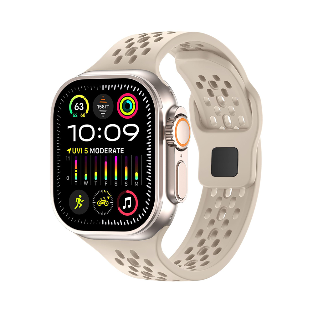 【選べる14色】スポーツメッシュシリコンバンド【アップルウォッチ】