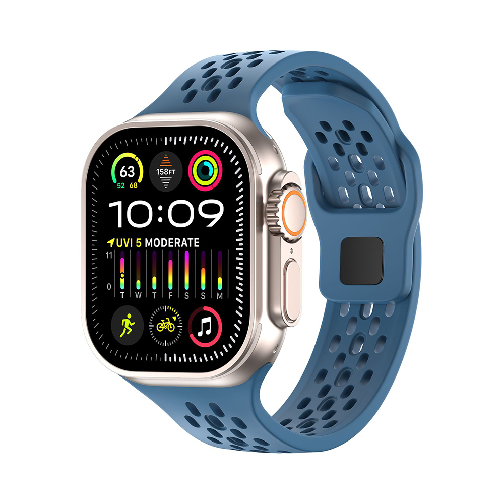 【選べる14色】スポーツメッシュシリコンバンド【アップルウォッチ】