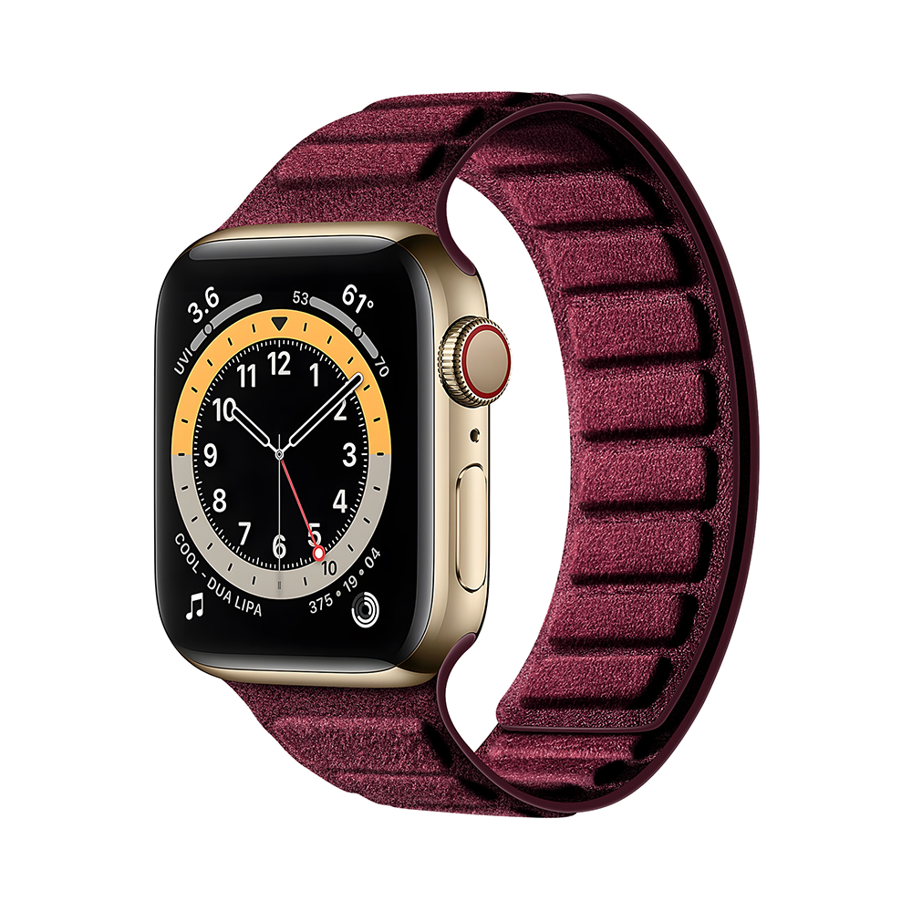 【軽やかに馴染む】スエードタッチマグネットバンド【アップルウォッチ】