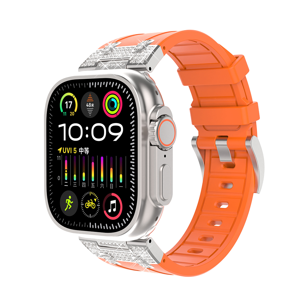 [Shining Connector] Shine Elegant Silicone Band [Apple Watch]
