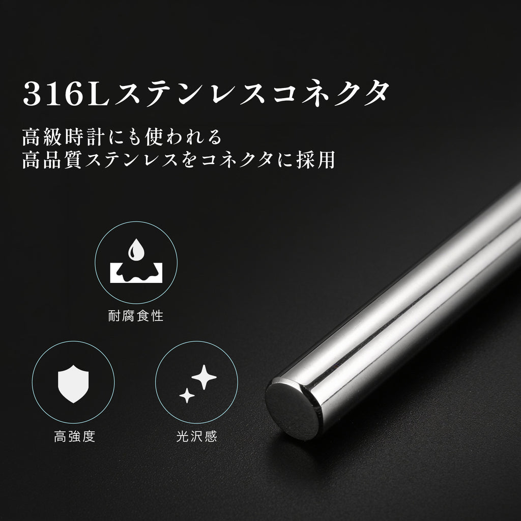 [Latest Model] Metal Gear Silicone Band [Apple Watch]