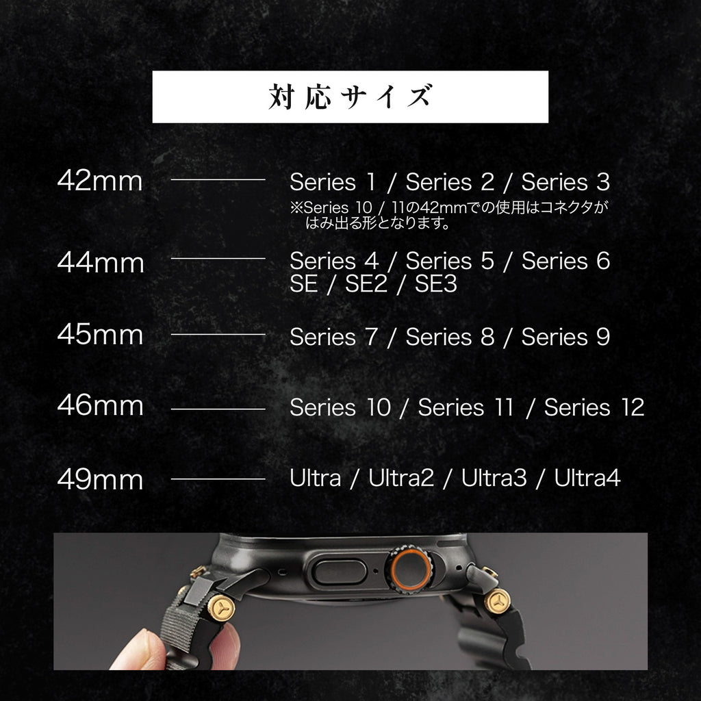 [Latest Model] Metal Gear Silicone Band [Apple Watch]