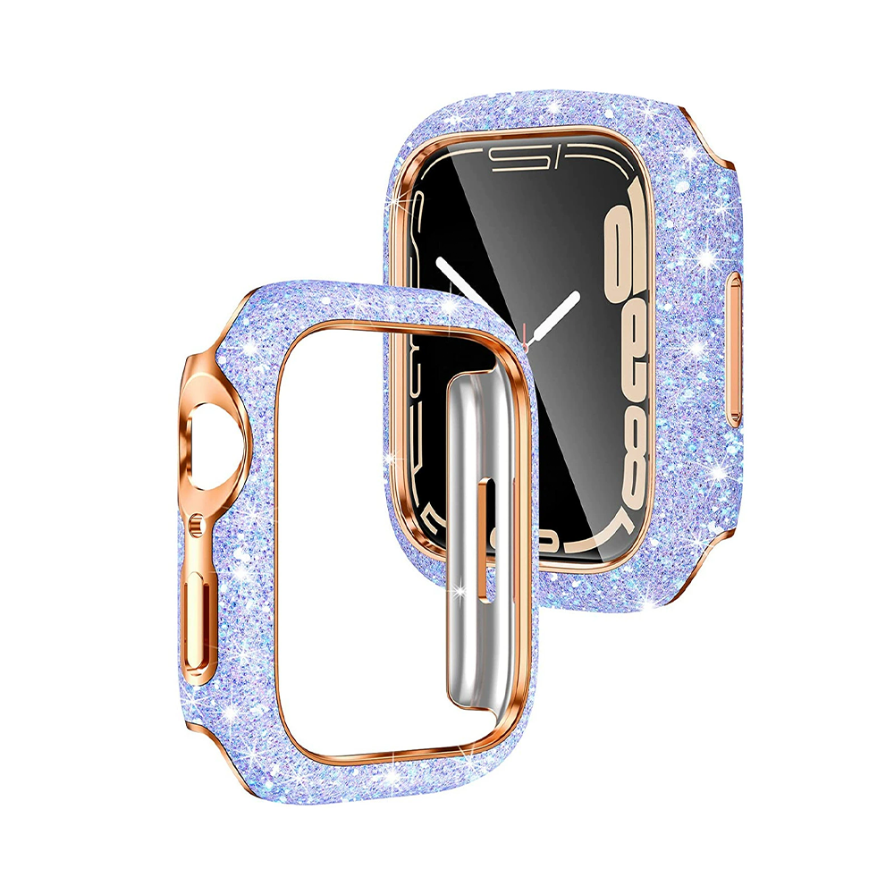 【輝くアクセ感】スパークルフレームケース【アップルウォッチ】