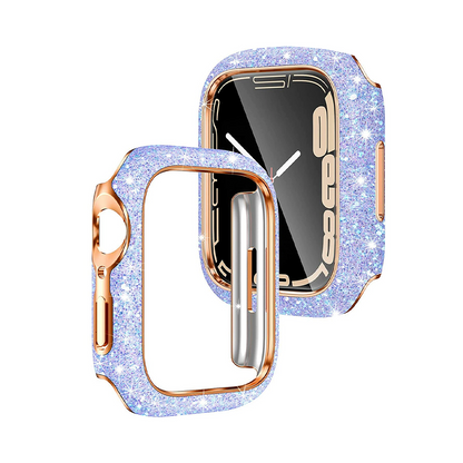 【輝くアクセ感】スパークルフレームケース【アップルウォッチ】