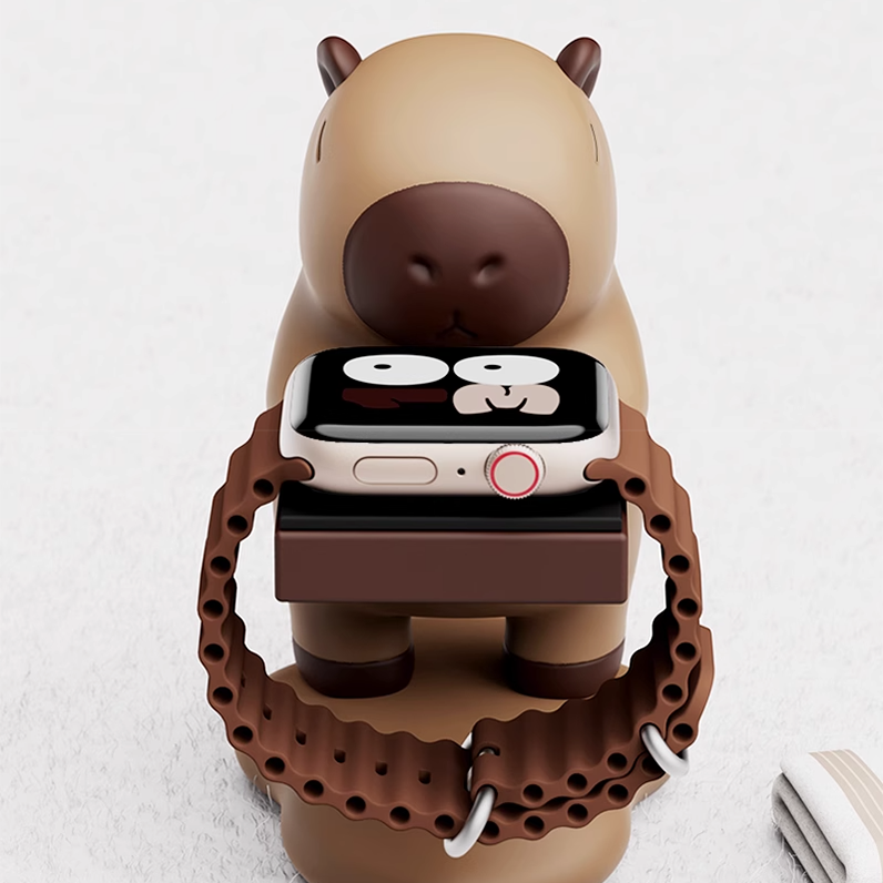 【かわいさ満点】キュートカピバラ充電スタンド【アップルウォッチ】