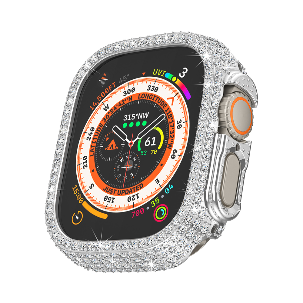 【フレームタイプ】ジュエリーストーン保護ケース【アップルウォッチ】