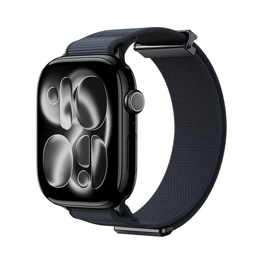 【無段階フィット】マグクロージャーナイロンバンド【アップルウォッチ】
