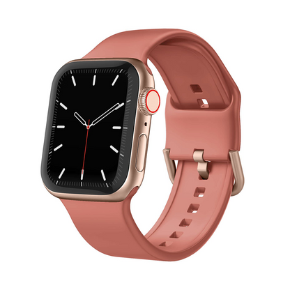 [30 colors available] Color buckle silicone band [Apple Watch]