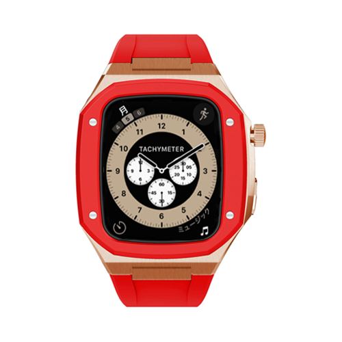 [13 colors available with integrated case] Premium metal band [Apple Watch]