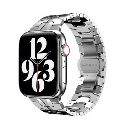 [2 colors available] Iron metal band [Apple Watch]