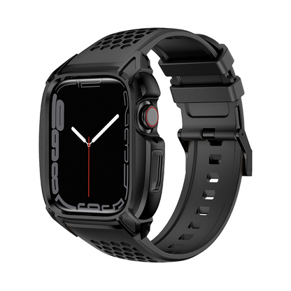 [3 colors available] Breathable Armor case integrated band [Apple Watch]